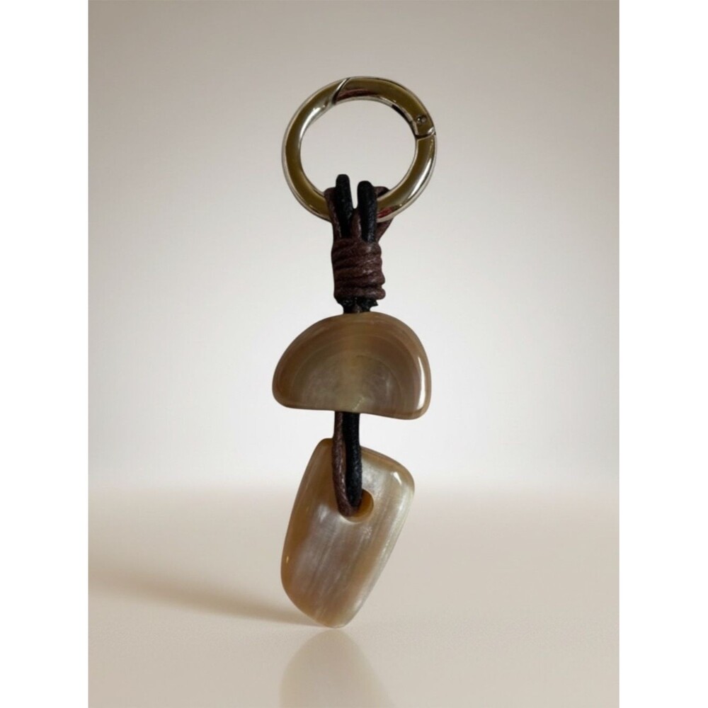 NEW Eco-Friendly Key Chain Handmade South American Artisans Unisex Neutral Gift